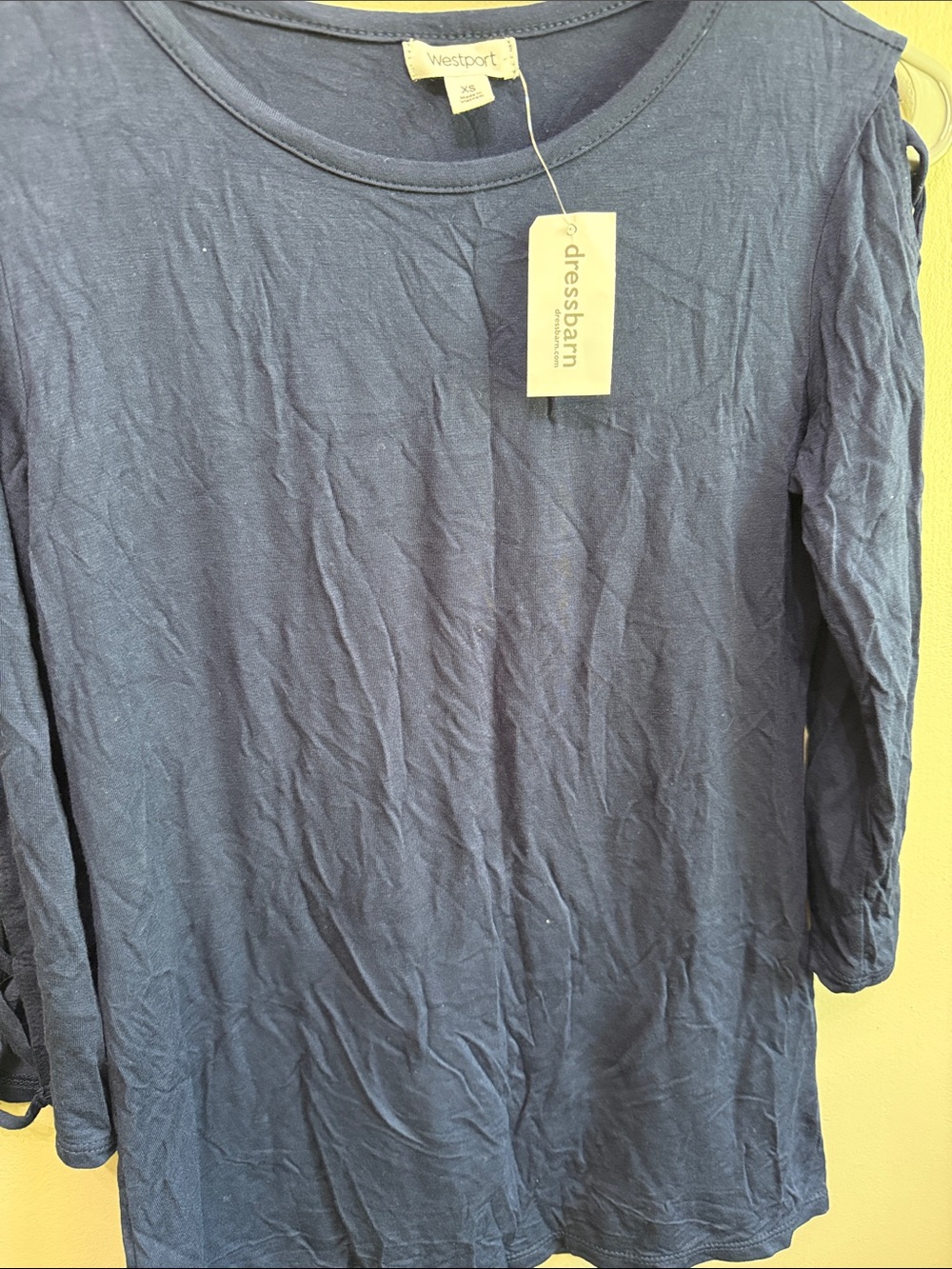 Westport women’s Dark Navy Long Sleeve Crewneck Tee